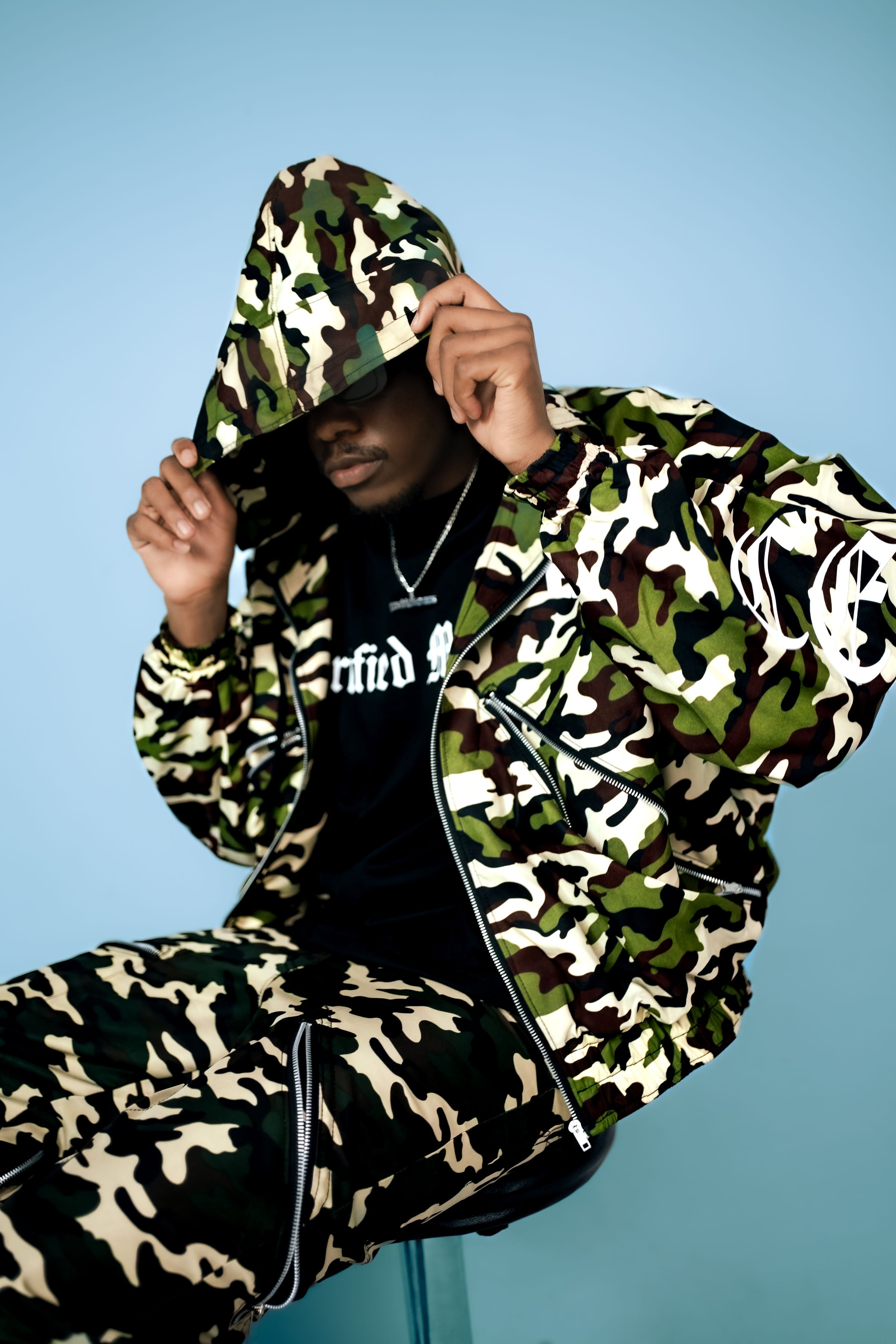 Members camo hoodie
